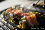 Grilled vegetable and Scamorza chesse wrapped in Pancetta