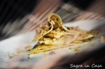 Lasagna shape pasta with tin sardines and fresh fennel
